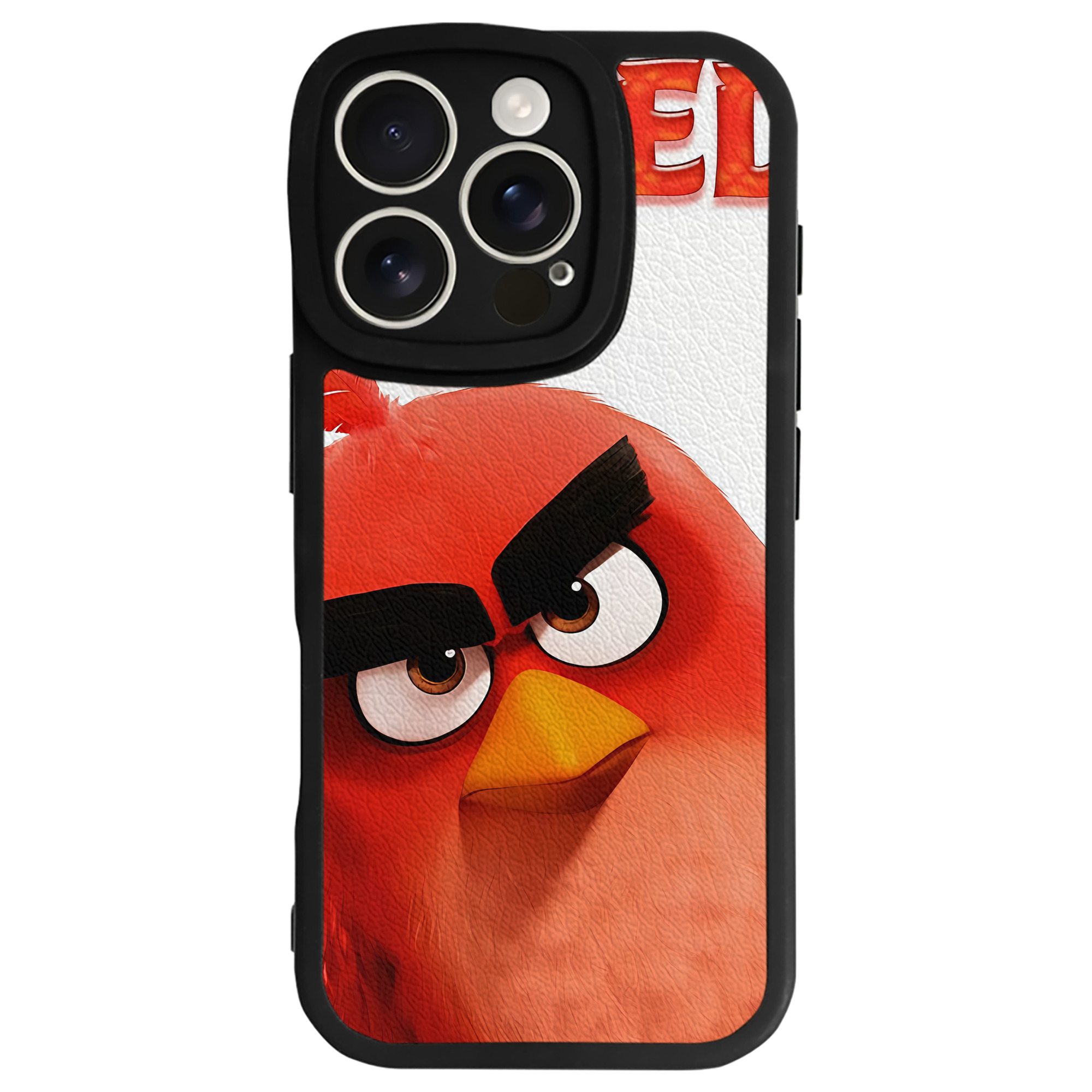 （画像用） Angry Birds アングリーバード 【iPhone 16シリーズ対応】シリコンスマホケース（レザー調） 材質：シリコン